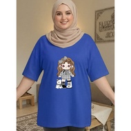 2Y815 [AIYOU] XL-5XL T shirt Women Plus Size Tshirt Woman Couple T Shirt Korean Style Casual Clothes