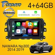 Fordayo Navara NP300 10" Android Player 4+64GB Plug & Play CarPlay