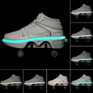 Fashion Toys Shoes Casual Roller Game Gift Wheels Adult Sports 【hot】LED Boots Boys Skate Girls Sneakers For Kids Children 4