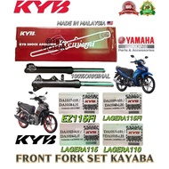 KAYABA KYB DEPAN FORK SET ASSY EZ115FI/LAGERA115 FI/ LAGERA115/LAGERA110/Z/ZR 💯 % ORIGINAL KYB MADE 