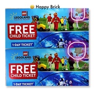 LEGOLAND Kids Go Free 1-Day Ticket (Torn)