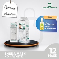Masker Medis Shuka Mask 4D - Putih
