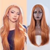 RAISING Synthetic Lace Front Wigs For Black Women Straight Ginger Pink Ombre Brown Blonde Lace Wig Heat Resistant Cosplay Wigs