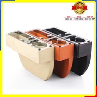 Multi-purpose seat slot storage tray for cars, high-end cars, PU Leather material, code DC-01.