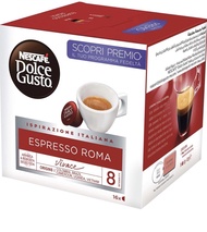 Nescafe Dolce Gusto Espresso Roma Capsules 18 capsules สำหรับเครื่อง Dolce GustoThe aroma of this espresso under its thick cream will make you feel like in Rome.