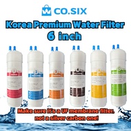 CO.SIX Korea Premium Magic Plus 6 inch Water Filter  Dispenser, Purifier, Tap System/ CUCKOO KING TO
