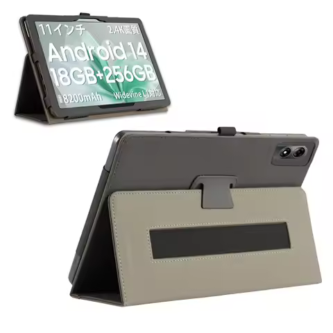 PU Leather Magnetic Cover with Hand Strap Case For Blackview Tab 9 & 90 WiFi 4G 2024 10.92" Tablet P