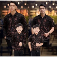 HIJAU LATEST sweet Couple || Couple batik father and son Green sage Green Batik Latest 2023 baju bat