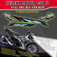 FULL STICKER DECALS FOR SUZUKI RAIDER 150 / STICKER FOR RAIDER 150 / RAIDER 150 ACCESSORIES STICKER