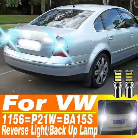 2pcs For VW Passat B5 B5.5 B6 CC Golf mk3 mk4 mk5 mk6 3 4 5 6 Polo 6n 6r 9n Touran LED Reverse Light