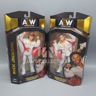 Jazwares AEW Unrivaled 1 Nick Jackson Matt Jackson Young Bucks Set of 2