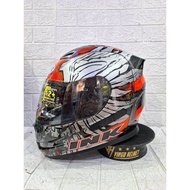 HELM INK STEALTH  SPECIAL MOTIF DOUBLE VISOR SNI ORIGINAL
