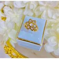 Latest titanium gemstone ring Cincin Titanium Anti Karat Cincin Lelaki Cincin Perempuan