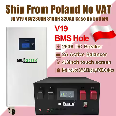 Poland Lifepo4 Battery JK V19 BMS Box 48V 280AH 320AH 334AH 15KWH Battery Box DIY Case JK-PB2A16S20P