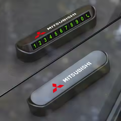 Car Parking Card Parking Phone Number Plate Car Accessories For Mitsubishi ASX LANCER OUTLANDER PAJE