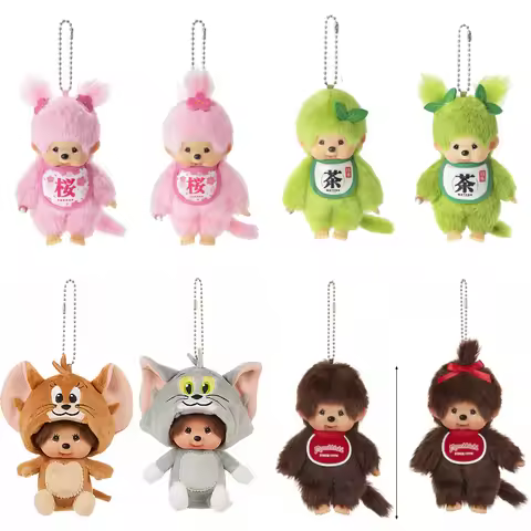 Monchhichi Keychain Monchhichi Keyrings Party Favors Plush Monchhichi Keychains for Bags Cute Bag Ch