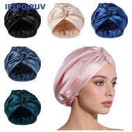 IESPOIRNC Mulberry Silk Wrap, Adjustable Smooth Silk Satin Hair Bonnet, Premium Breathable Satin Fab