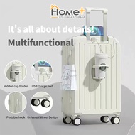 (HOME+) High Appearance Multifunctional Suitcase Pull Rod Suitcase Universal Wheel Luggage Rack