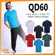 QD60 OREN SPORT Unisex 100% Microfiber Short Sleeve Polo