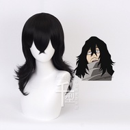 Shouta Aizawa Cosplay Wig My Hero Academia Long Black Heat Resistant Synthetic Hair