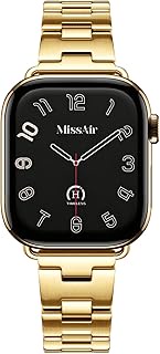 MISSAIR Compatible with Apple Watch Band 40mm 38mm 41mm 42mm 44mm 45mm 46mm 49mm, 316L Stainless Ste