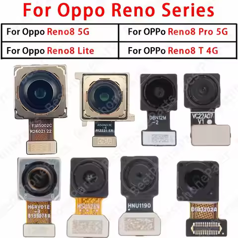 Selfie Front and Rear Back Camera For Oppo Reno8 Lite Pro 5G Reno8 T 4G Camera Module Backside View 