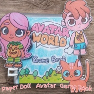 Paper Doll Avatar World Game Book Educational toys for fun children