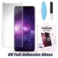 9998 VVV case Tempered glass UV Samsung S7 edge S8+ S8 S9+ S9 S10+ S10 Screen guard glass glue full 
