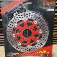 TERBARU PIRINGAN CAKRAM DEPAN VARIASI MEREK KOU MODEL KTC BULAT DAN MODEL PSM KEMBANG DISC BRAKE 260