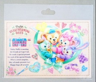 Tokyo Disneysea 東京迪士尼海洋 Duffy 達菲 雪莉玫 傑拉托尼 史黛拉 2018 情人節 暖心日 明信片 #2021地球日
