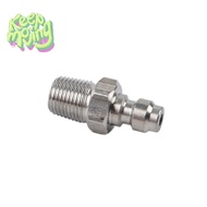 KeepMoving PCP Paintball Pneumatic Quick Coupler 8mm M10x1 Male Plug Adapter Fitg 1/8NPT new