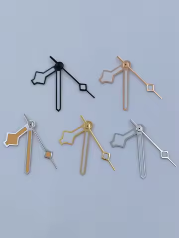 9mm*12.5mm*13mm Watch Snow Hands For NH35/36/4R/6R/7S Seiko Tudor Movement Vintage Green Lume Silver