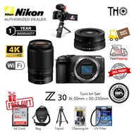 Nikon Z30 Mirrorless Camera with 16-50mm f/3.5-6.3 VR Lens / Z DX 12-28mm f/3.5-5.6 ( 1 Year Warrant