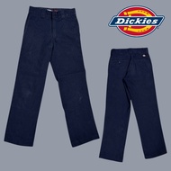 [Used A33] Dickies 874 flex Pants Waist 29" Black Knee Fade Soft Fabric Authentic Brand