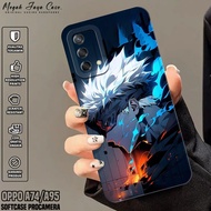 Softcase Oppo A74 / A95 4G - Case Oppo A95hp / A74 4G Gojo Satoru Motif - Silicone Oppo A95hp - Oppo