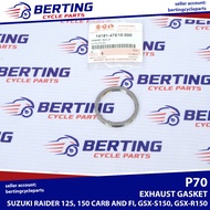 【hot sale】 SGP EXHAUST GASKET Suzuki Raider 125 150 Carb and FI GSX-S150 GSX-R150 Genuine 14181-47E