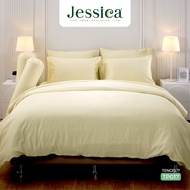 Jessica Tencel TP017 เจสสิก้า สีพื้น ชุดเครื่องนอน ผ้าปูที่นอน ผ้าห่มนวม ให้สัมผัสที่นุ่มลื่นดุจแพร