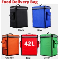 【CRAZY PROMO】42L/32L/48L/62L Food Delivery Bag Thermal Backpack Warmer Cooler Beg Penghantaran Motorcycle Delivery