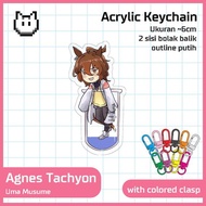 Gantungan Kunci Keychain Uma Musume - Agnes Tachyon