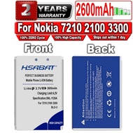 HSABAT 2600mAh BLD-3 BLD3 BLD 3 battery for Nokia 7210 2100 3300 6220 6610 7250 I6260 6200 6610 6610