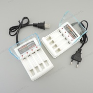 4-Slots Battery Charger Aa/Aaa Ni-Cd Charging Rechargeable Smart Battery Power Charger Us/Eu Plug Fo