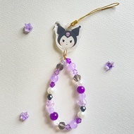 Sanrio Kuromi Phone Strap Keychain