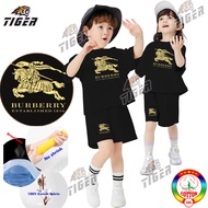 High quality 4-11 years old cotton terno for kids boy and girl kids terno apparel pambahay jogger terno for boys set damit pang bata terno short for kids girls