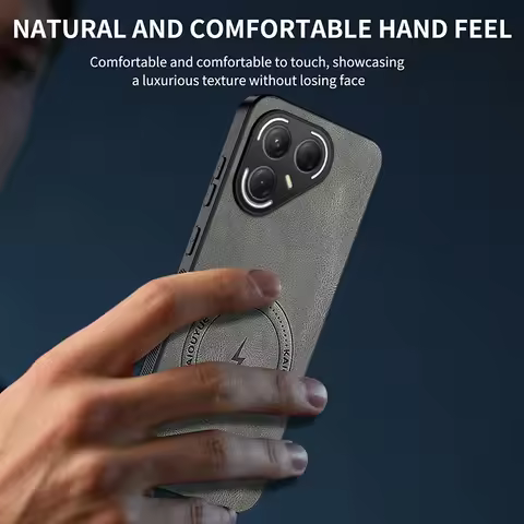 For Tecno Pova 7 Ultra 5G Cover Skin Feel Shockproof Coque Phone PU Leather Case Soft Fundas For Tec