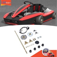 29in Go Kart Rear Live Axle Assembly Kit Axel Sprocket Chain Brake Disc Caliper Wheel Hubs replaceme