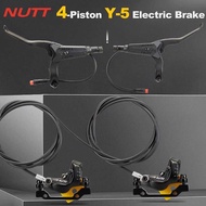 NUTT 4 Pistons Electric Scooter Y-5 Hydraulic Disc Oil Brake 140 160 Rotor For A5 HX-D Kukirin g2 ma