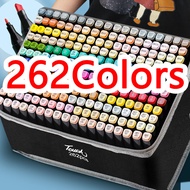Marker Pen Painting Markers Manga Sketching Markers 60/80/168/262 Pcs Touch Art Markers Twin Tip Mar
