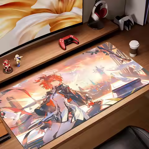 Arknights Gabinete Mouse Pad Exusiai the New Covenant Large Custom Home New Mousepad XXL HYBXAXC Des