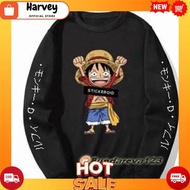 - Japanese Anime Luffy One Piece Crewneck Sweater One Piece Anime Hoodie Jacket Manga Series Men Wom