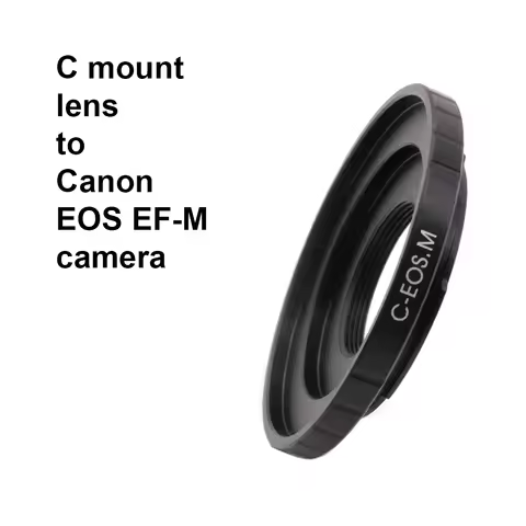 C-EOS M For C mount lens - Canon EOS EF-M Mount Adapter Ring C-EFM C-EF M EFM for Canon EOS M5 M6 M6